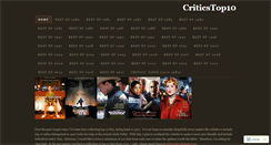 Desktop Screenshot of criticstop10.com