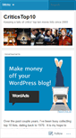 Mobile Screenshot of criticstop10.com